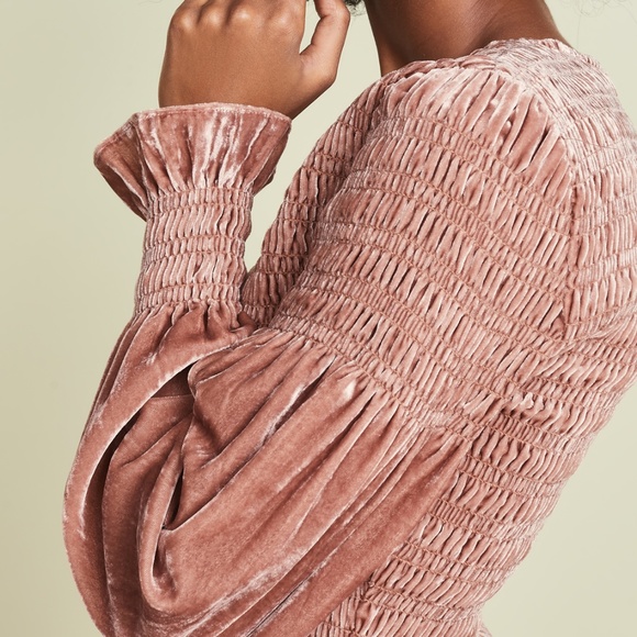 ❌SOLD❌NWT LOVESHACKFANCY Velvet Dress - Picture 4 of 14